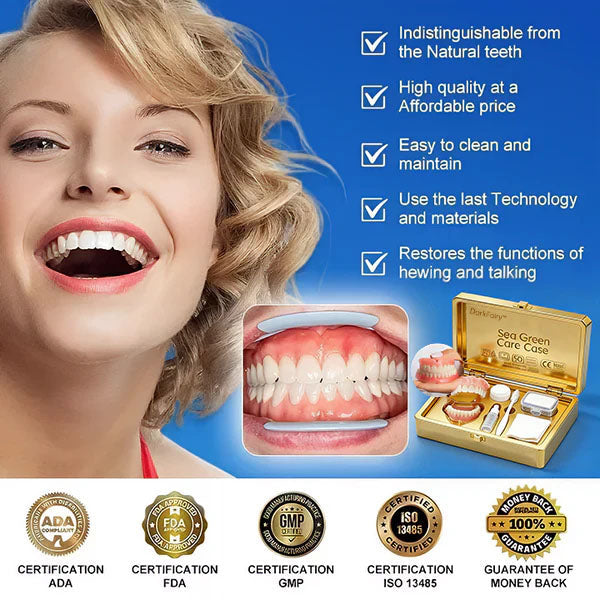 -🌎Ends Today: 70% OFF! ⏰ Medical Full Denture with Strong Suctiond