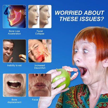 -Ends Today: 75% OFF! ⏰DarkFairy™ Medical Full Denture with Strong Suctiond Custom-Fit Full Functional Dentures🦷
