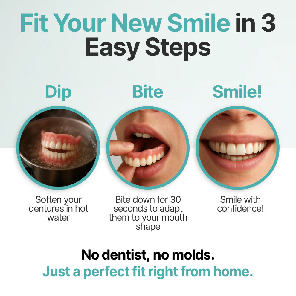 DarkFairy™ Custom-Fit Dentures — Designed for Comfort and a Natural-Looking Smile