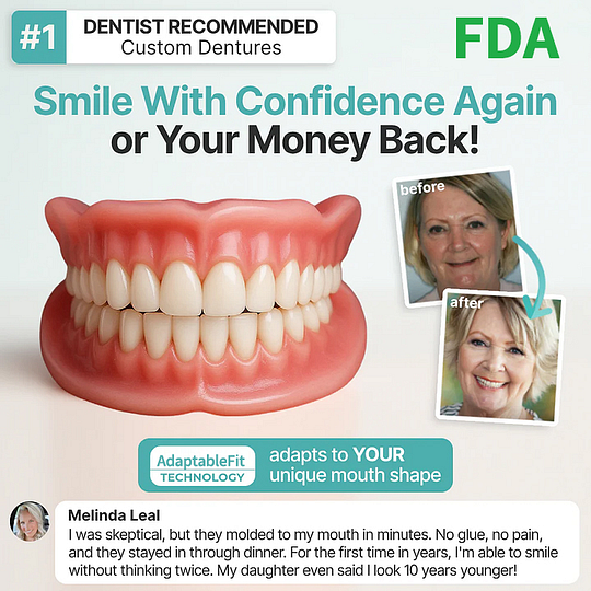 -🌎Ends Today: 70% OFF! ⏰ Medical Full Denture with Strong Suctiond
