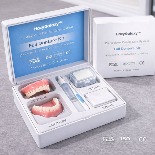 -🦷 HazyGalaxy™ Custom-Fit Dentures ⏰ ENDS TODAY   70% OFF | Smile with Confidence