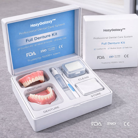 -🦷 HazyGalaxy™ Custom-Fit Dentures ⏰ ENDS TODAY   70% OFF | Smile with Confidence