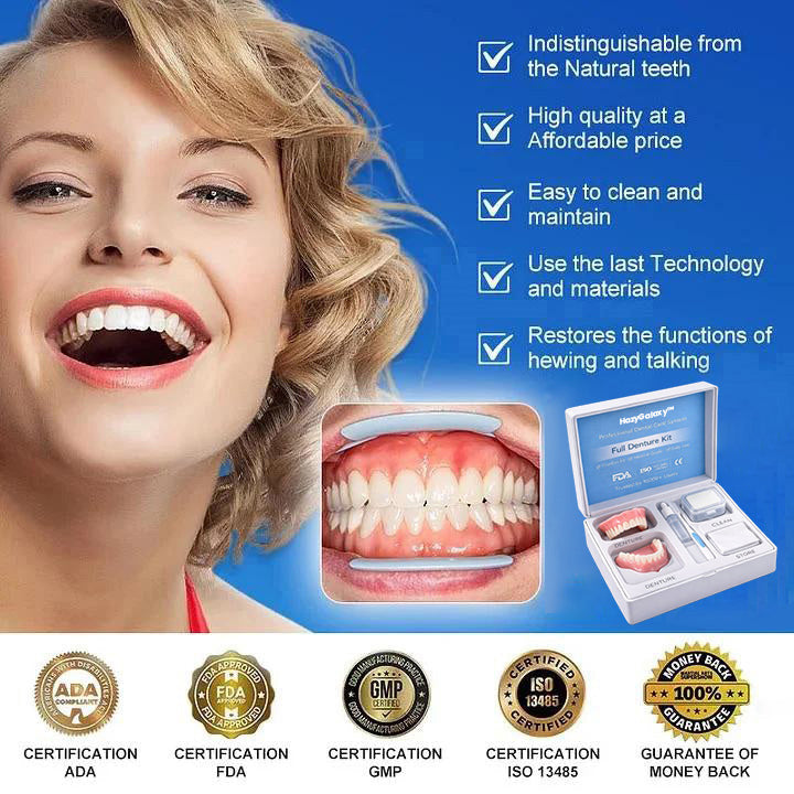 -🦷 HazyGalaxy™ Custom-Fit Dentures ⏰ ENDS TODAY   70% OFF | Smile with Confidence