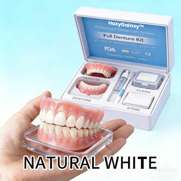 -🦷 HazyGalaxy™ Custom-Fit Dentures ⏰ ENDS TODAY   70% OFF | Smile with Confidence