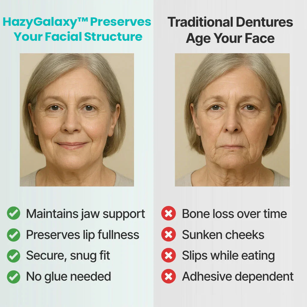 -🦷 HazyGalaxy™ Custom-Fit Dentures ⏰ ENDS TODAY   70% OFF | Smile with Confidence