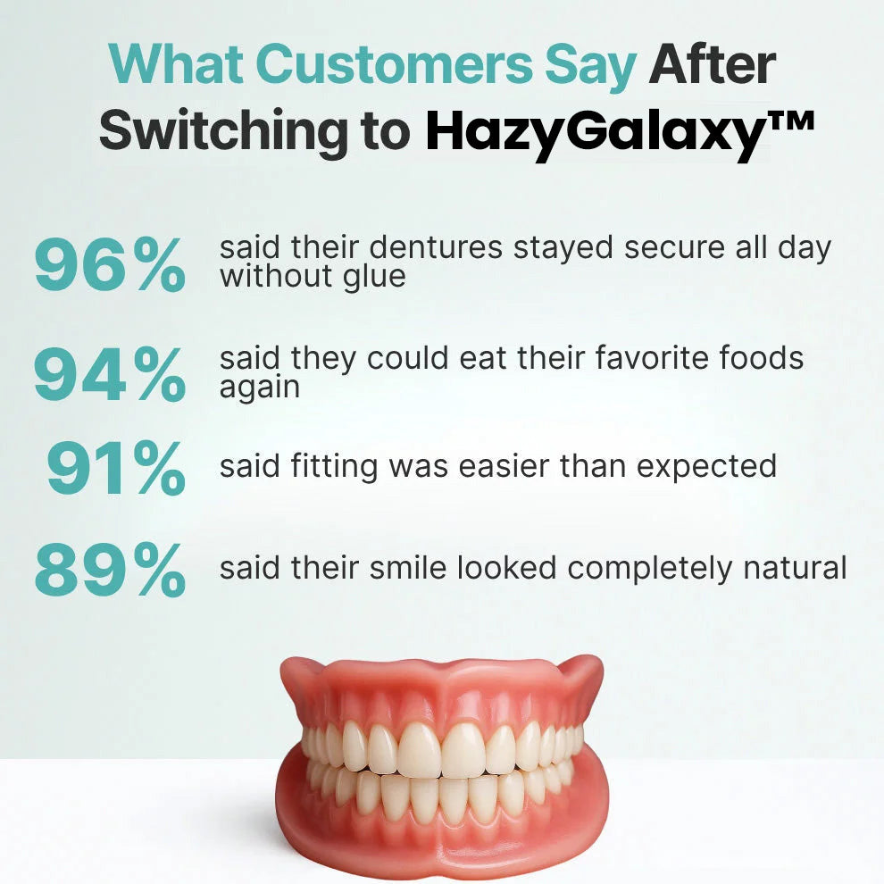 -🦷 HazyGalaxy™ Custom-Fit Dentures ⏰ ENDS TODAY   70% OFF | Smile with Confidence