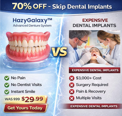 70% off! ⏰HazyGalaxy™ Complete Dentures