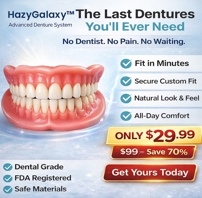 70% off! ⏰HazyGalaxy™ Complete Dentures