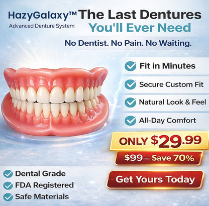 70% off! ⏰HazyGalaxy™ Complete Dentures