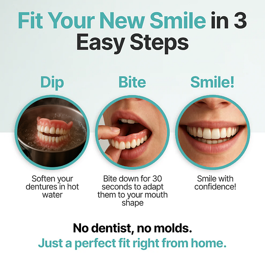 -🌎Ends Today: 70% OFF! ⏰ Medical Full Denture with Strong Suctiond