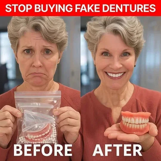 -🦷 HazyGalaxy™ Custom-Fit Dentures ⏰ ENDS TODAY   70% OFF | Smile with Confidence