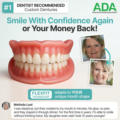 DarkFairy™ Custom-Fit Dentures — Designed for Comfort and a Natural-Looking Smile