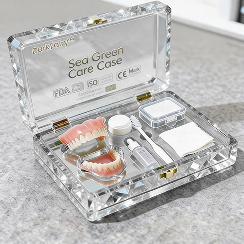 -Ends Today: 75% OFF! ⏰DarkFairy™ Medical Full Denture with Strong Suctiond Custom-Fit Full Functional Dentures🦷