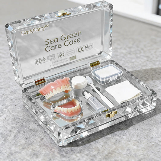 -Ends Today: 75% OFF! ⏰DarkFairy™ Medical Full Denture with Strong Suctiond Custom-Fit Full Functional Dentures🦷